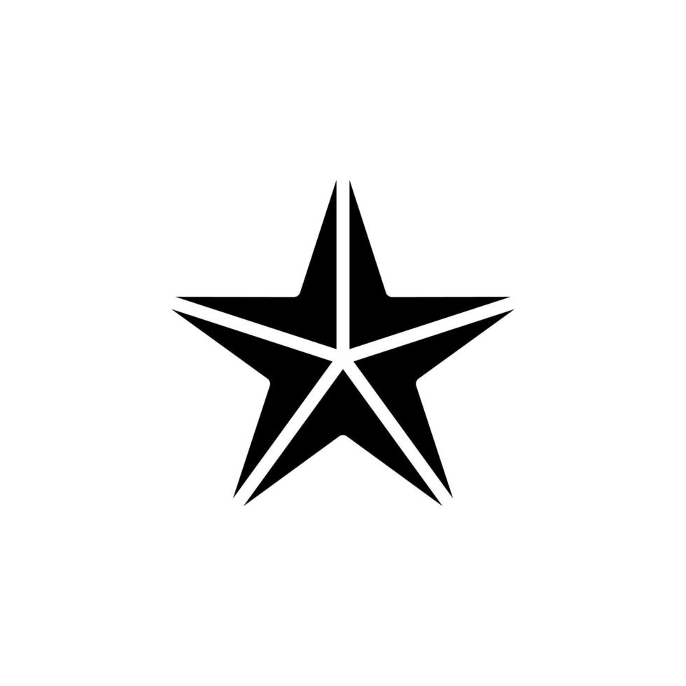 estrellas, plantilla de logotipo de ilustración de vector de icono sólido nocturno. adecuado para muchos propósitos.