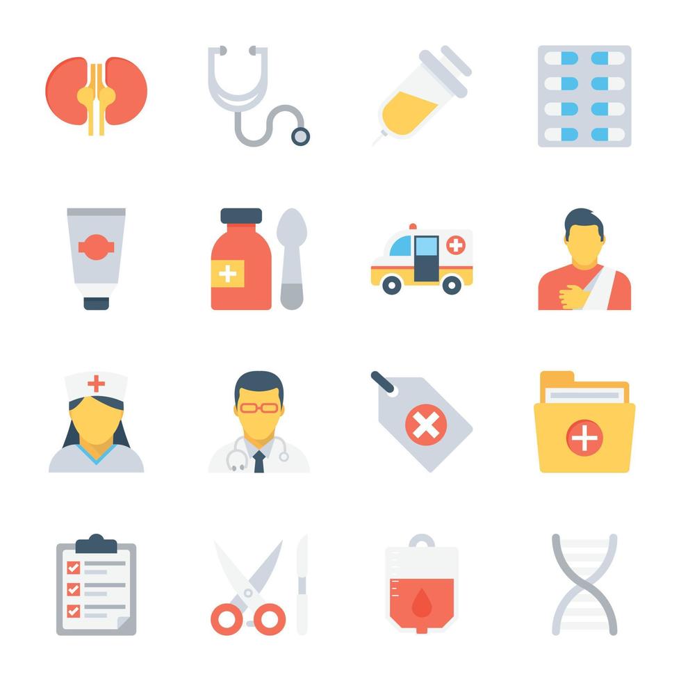 Medical Emergency Concepts vector