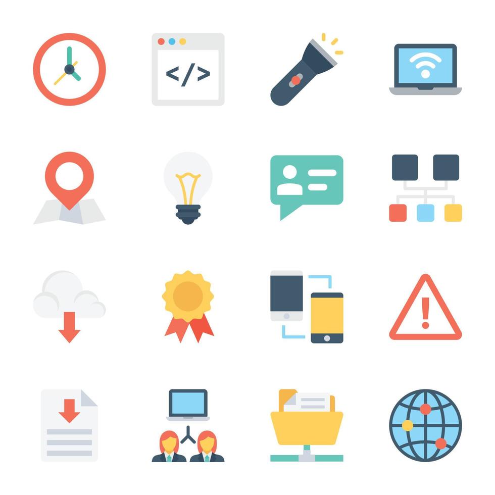 Trendy Website Concepts vector