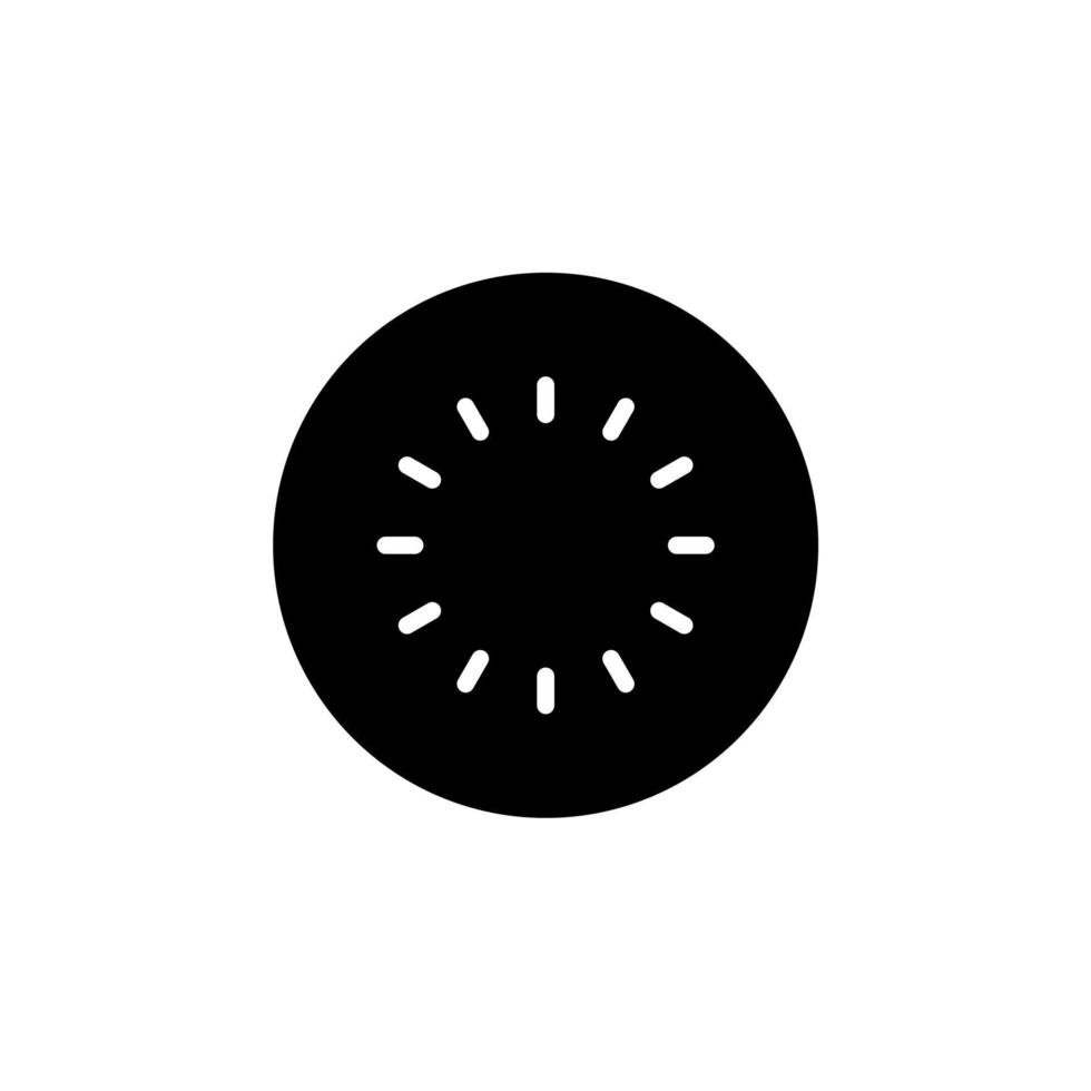Kiwi Solid Icon Vector Illustration Logo Template. Suitable For Many Purposes.