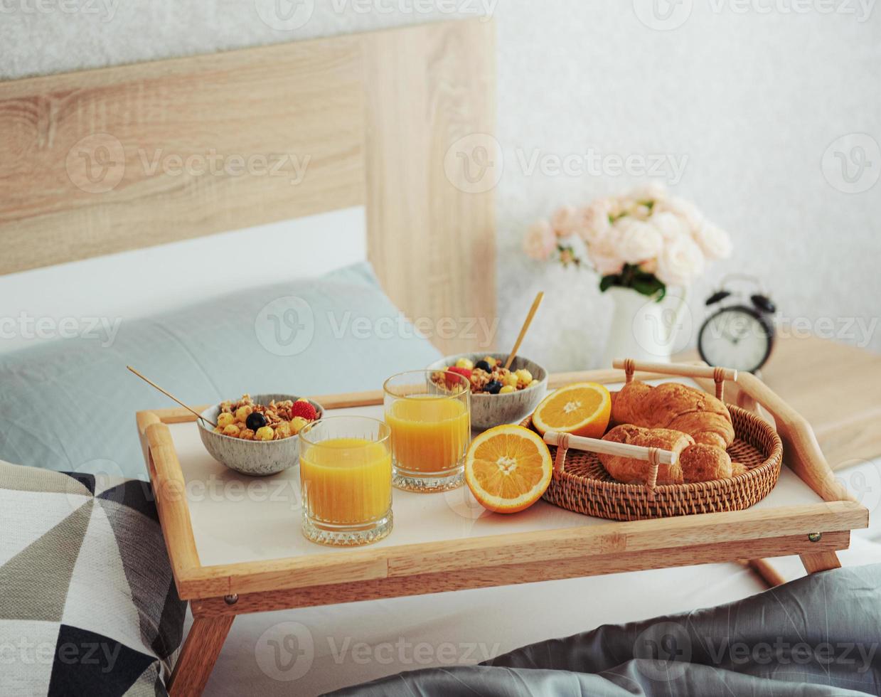 Breakfast in bed photo