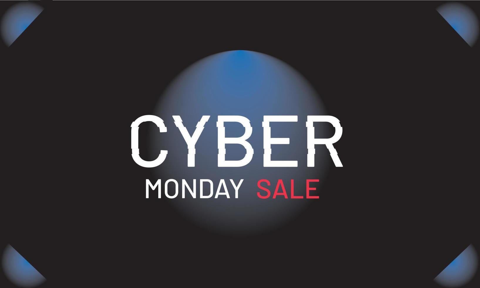 Print cyber Monday binary background vector