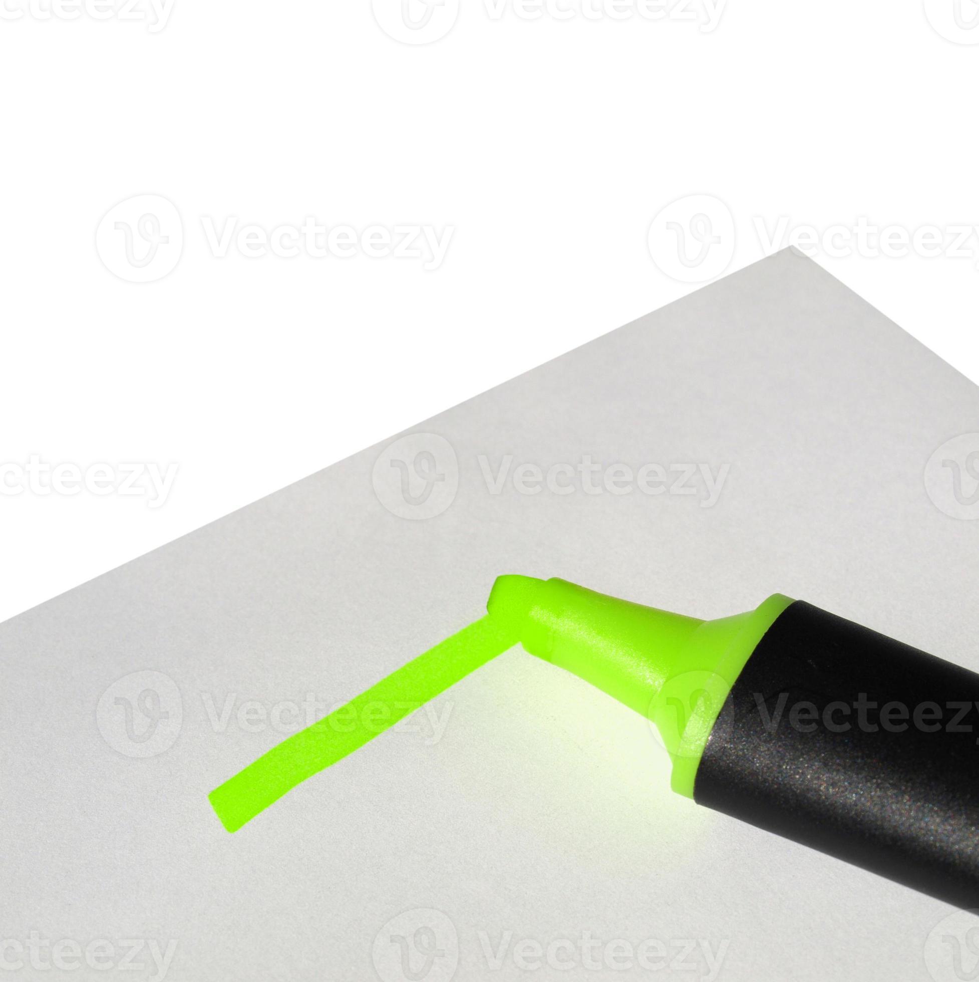 Green highlighter marker 5461376 Stock Photo at Vecteezy