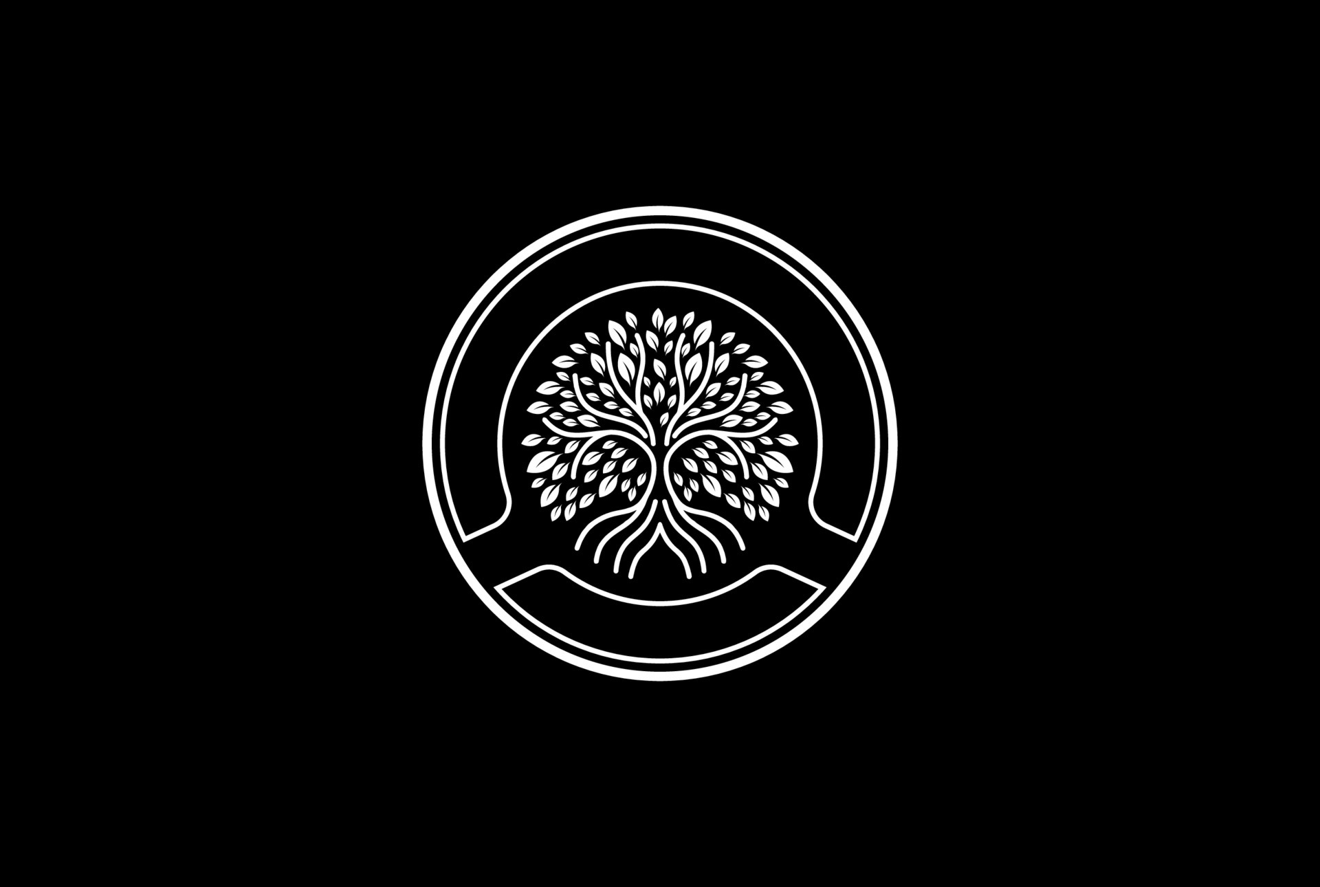 Tree Stamp Seal Emblem Oak Banyan Maple logo vector design 5265014