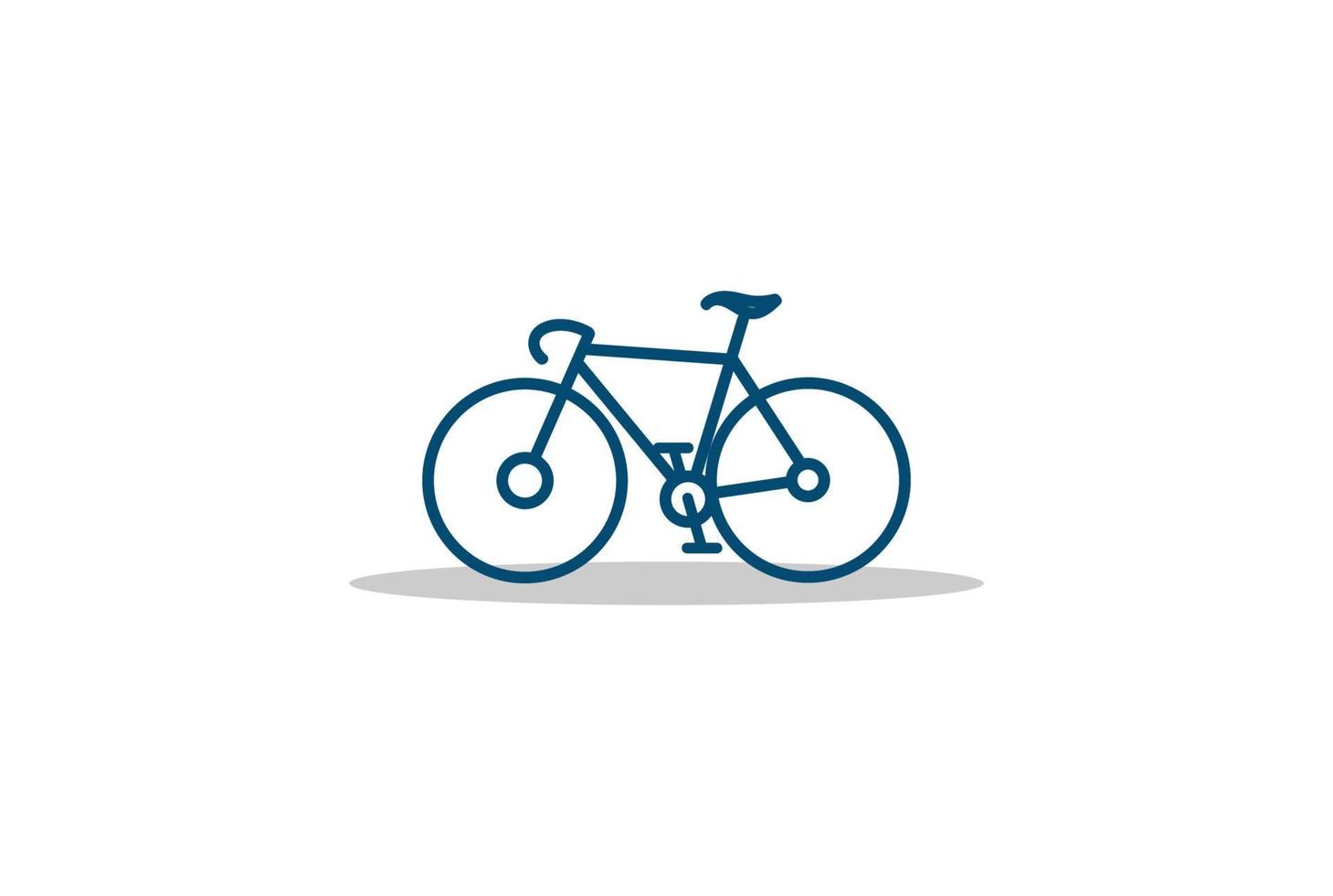 vector de diseño de logotipo de tienda de deporte de bicicleta minimalista simple