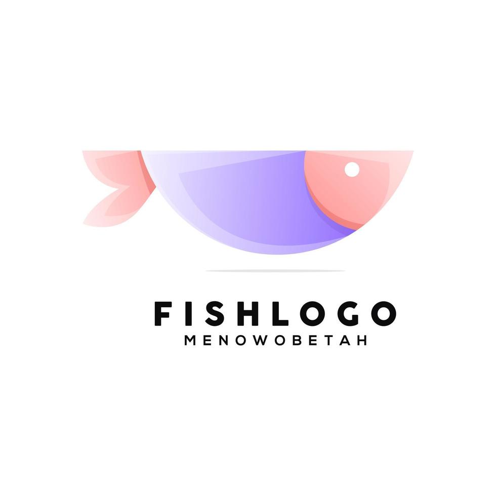 fish logo design vector