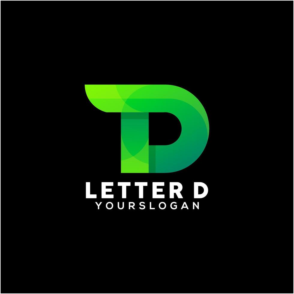 letter d logo vector