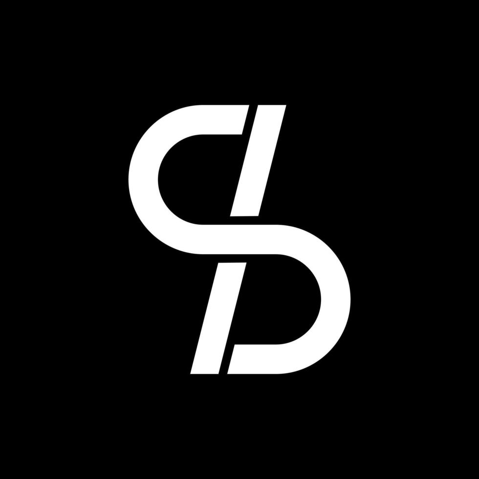 letter l s logo vector