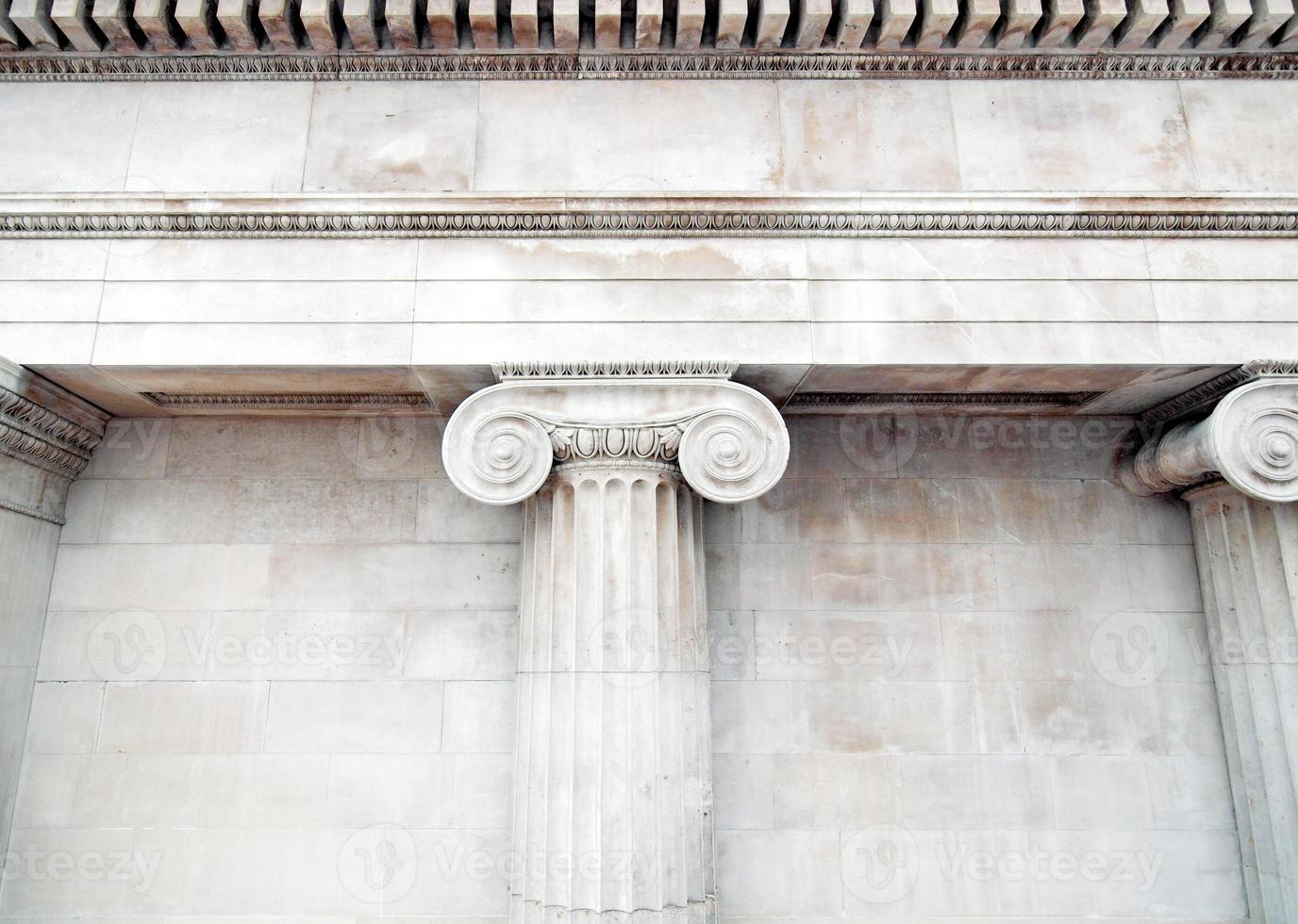 Greek ionic capital photo