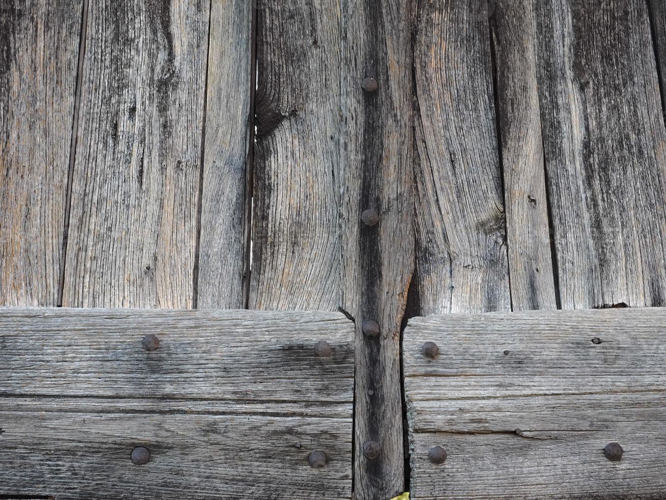 fondo de puerta de madera marrón foto