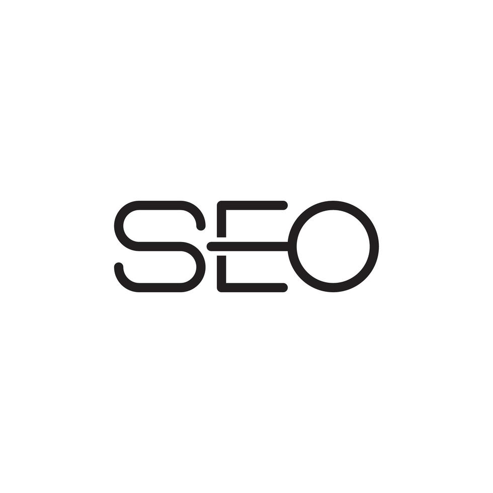 SEO vector logo template