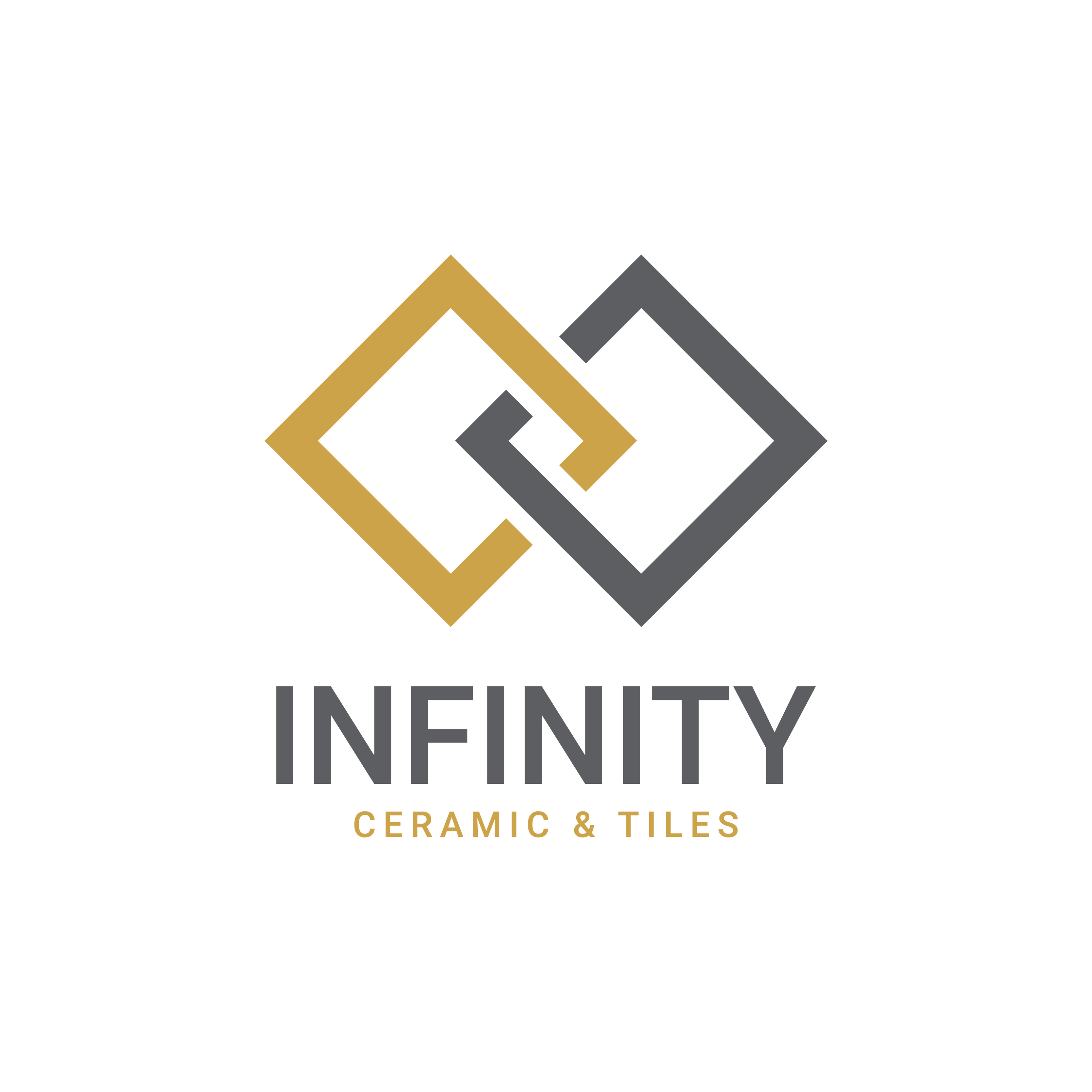 Infinity Tile Logo Simple And Unique Combination Of Infinity Symbol