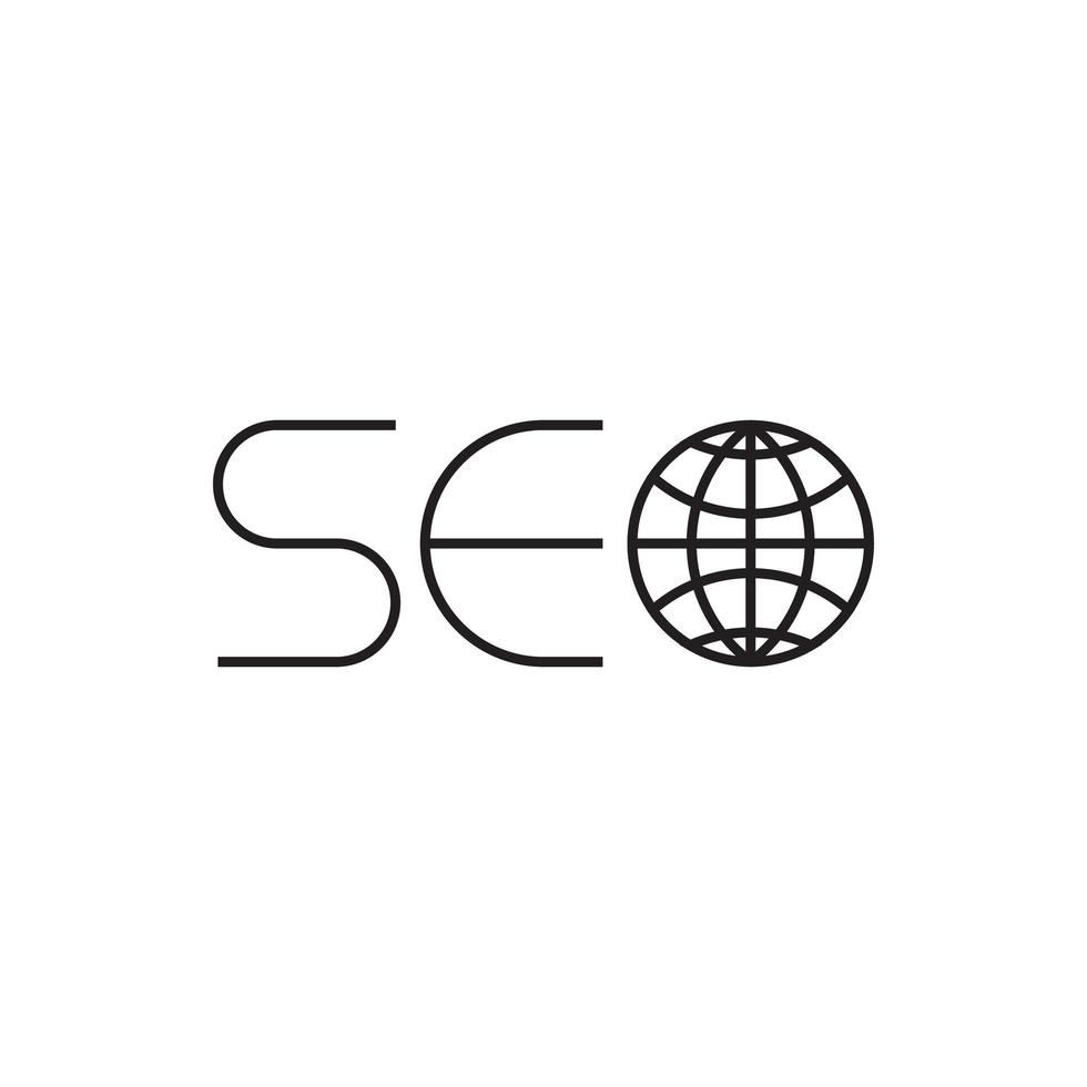 SEO vector logo template