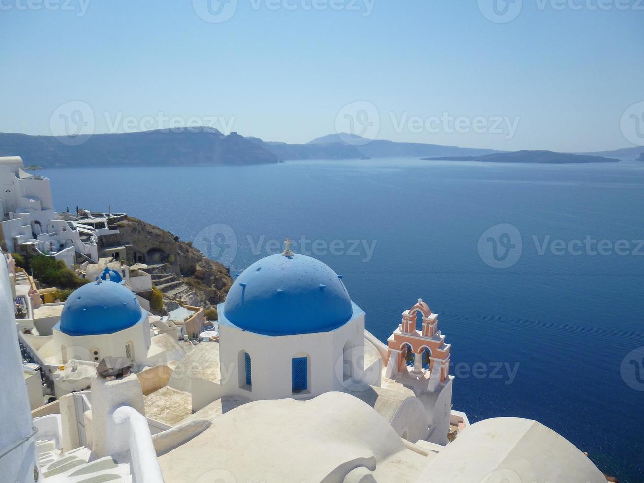 oia ia en grecia foto