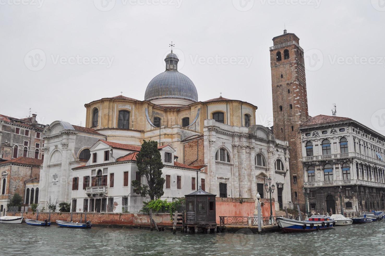 vista a la laguna de venecia foto