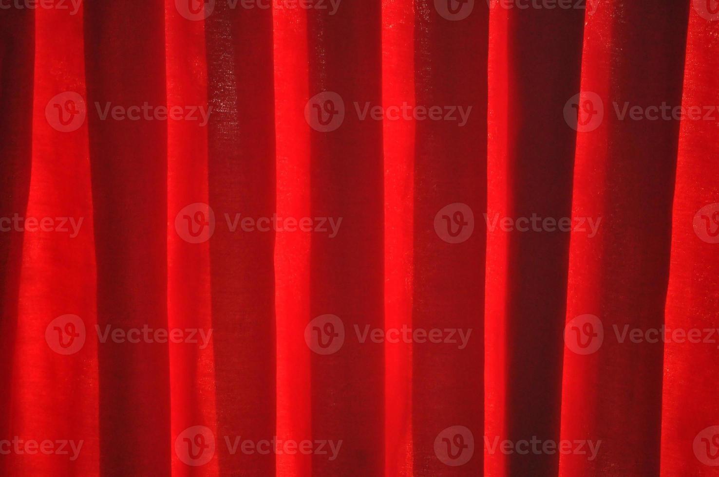 red curtain fabric texture background photo