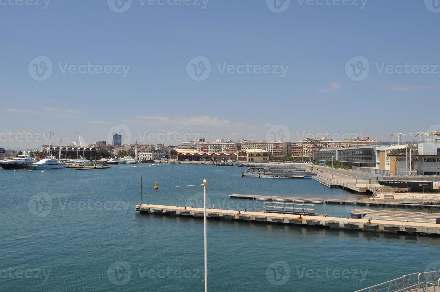 Aerial view of Valencia photo