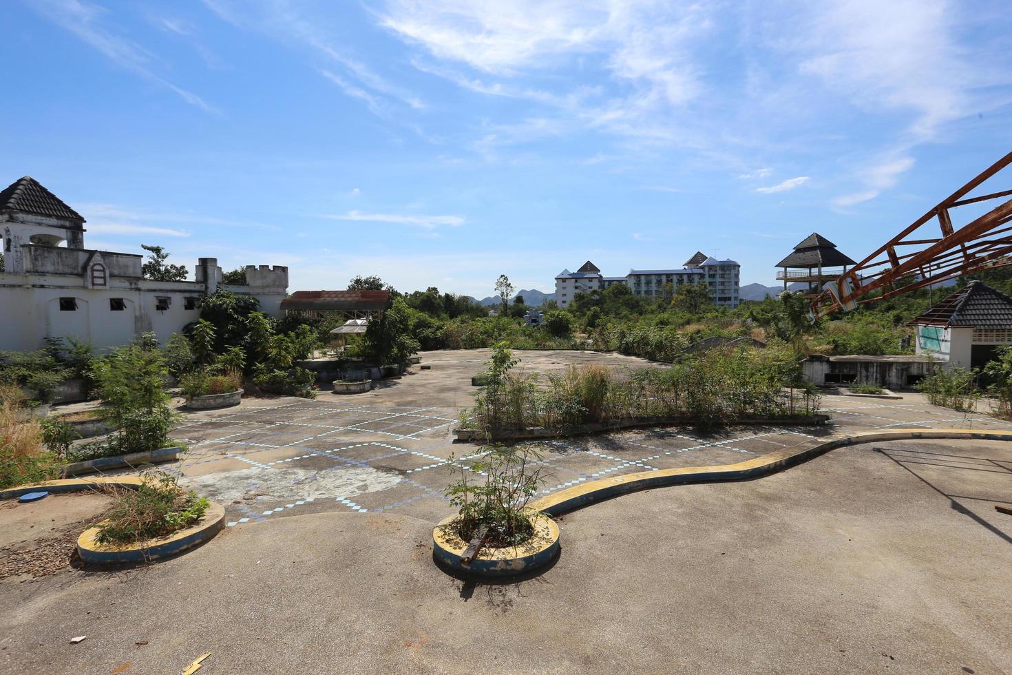 Kanchanaburi, Thailand 2021 - Ghost Mall, Castle Mall park and gardens photo