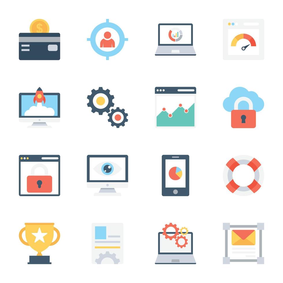 Seo Optimization Concepts vector
