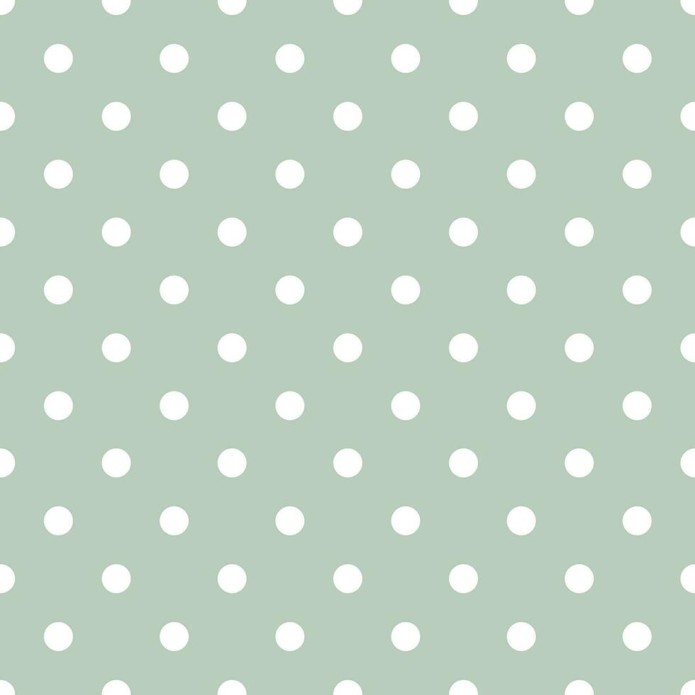 Seamless background with pastel polka dots vector