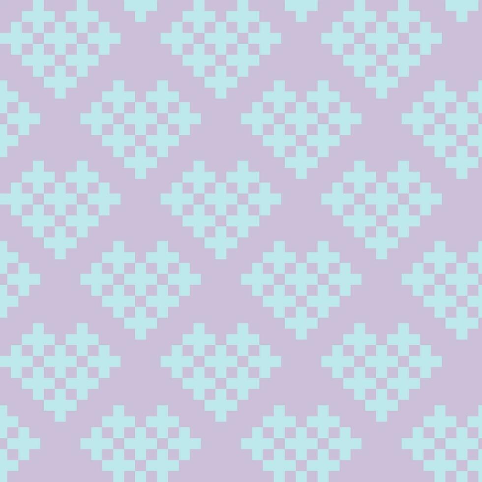 seamless background with colored hearts pattern vector