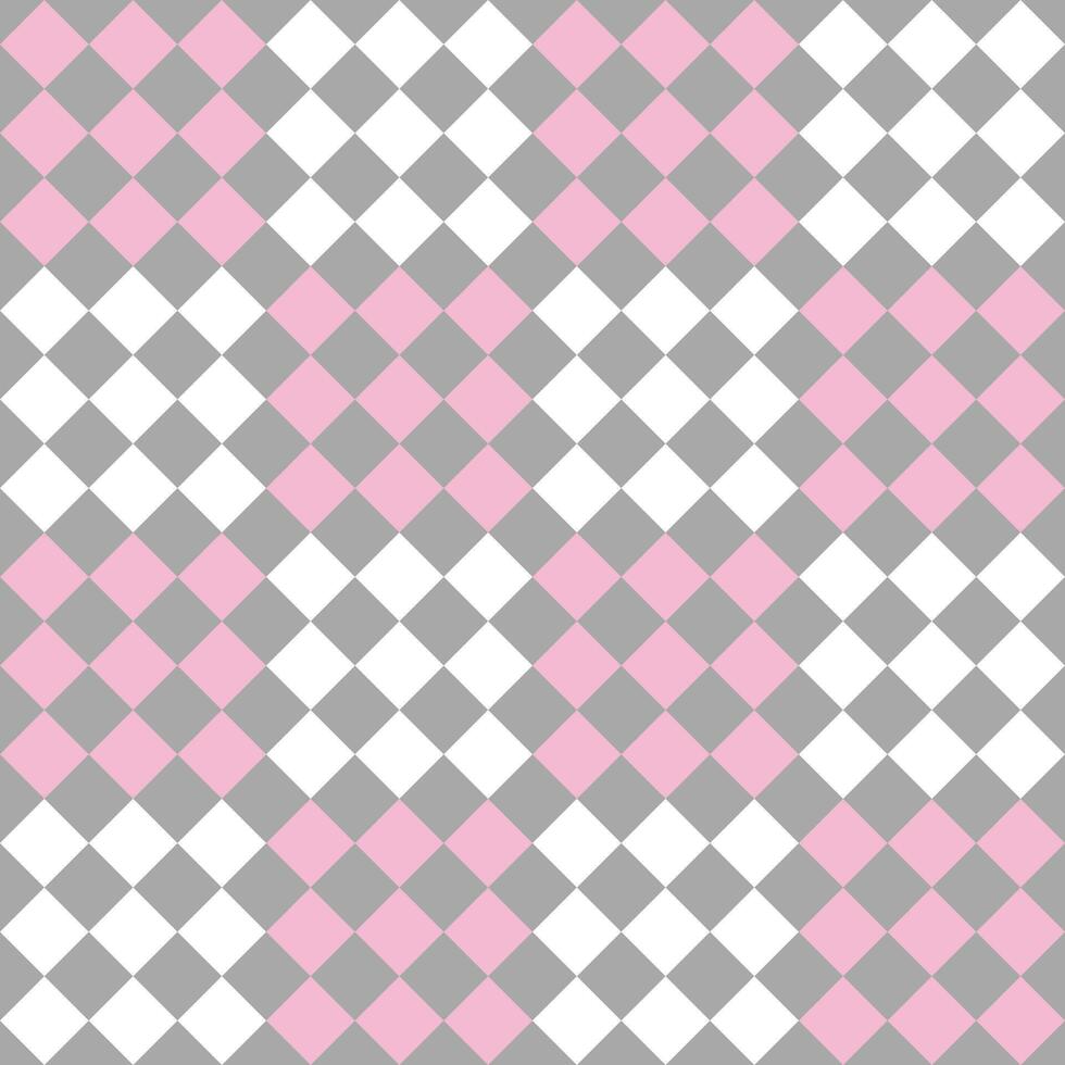 pink gray oblique square pattern seamless background vector