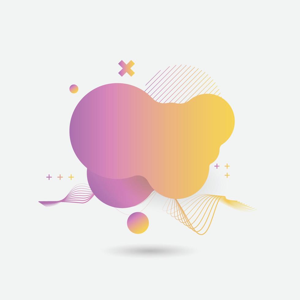 Vector fluid for text Vector graphics for hipsters. dynamic frame stylish geometric white background. element for design business cards, invitations, gift cards, flyers, brochures and landing page