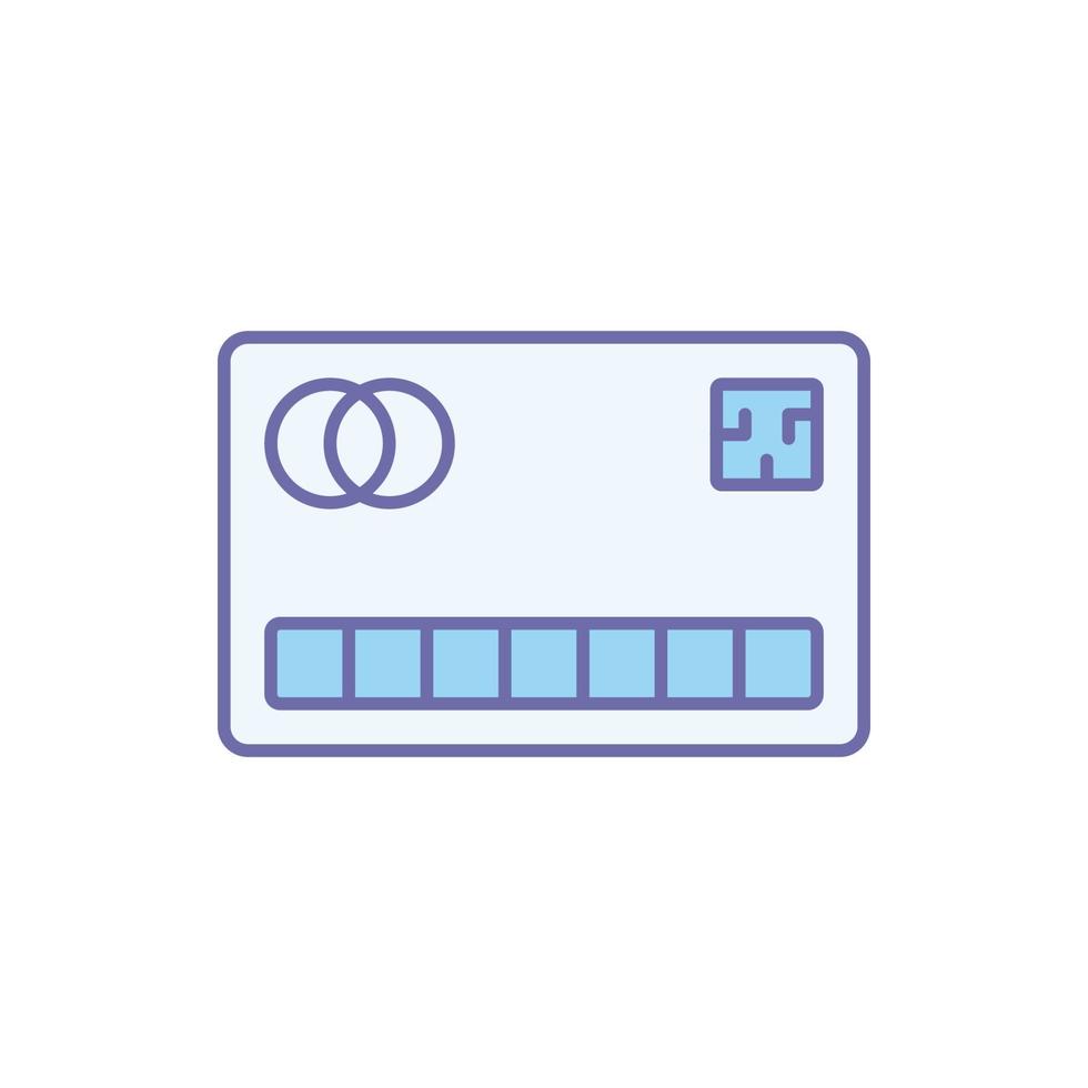 debit bank card icon vector