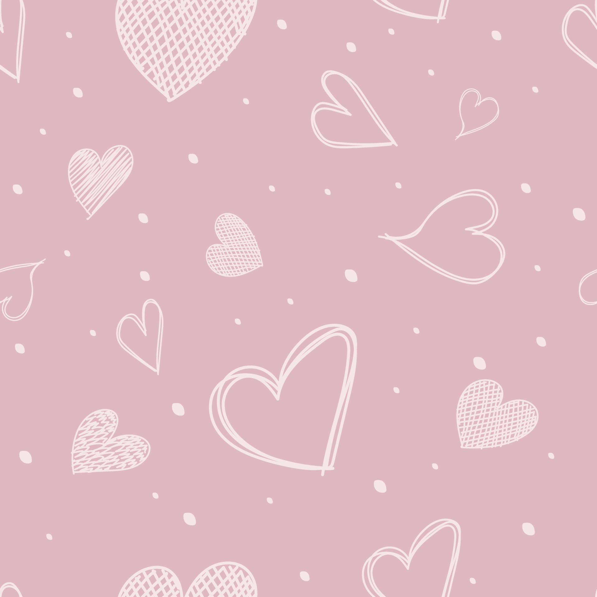 Pink heart seamless pattern background 5468428 Vector Art at Vecteezy