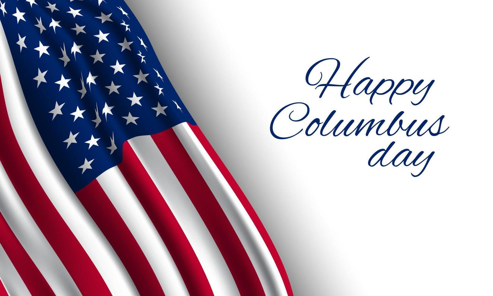 Columbus Day Background Design. vector