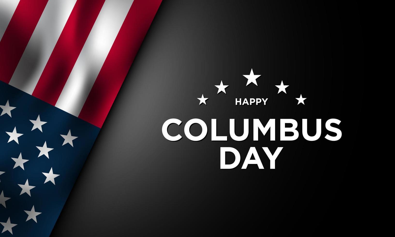 Columbus Day Background Design. vector