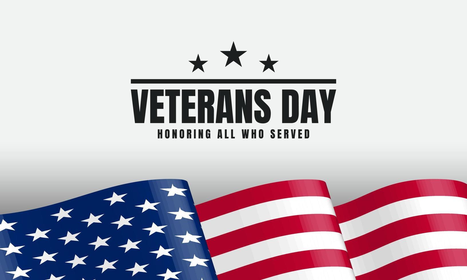 Veterans Day Background Design. vector