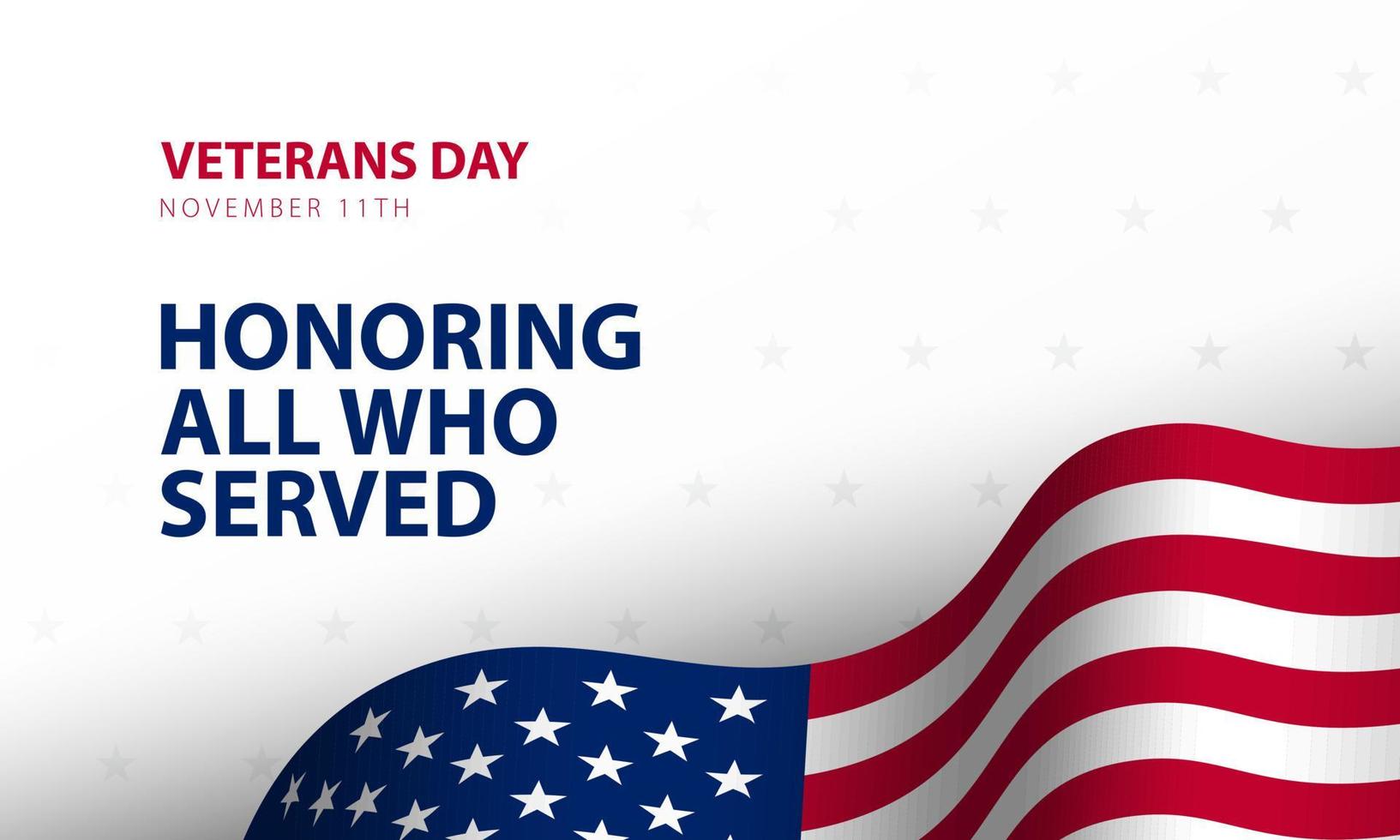 Veterans Day Background Design. vector