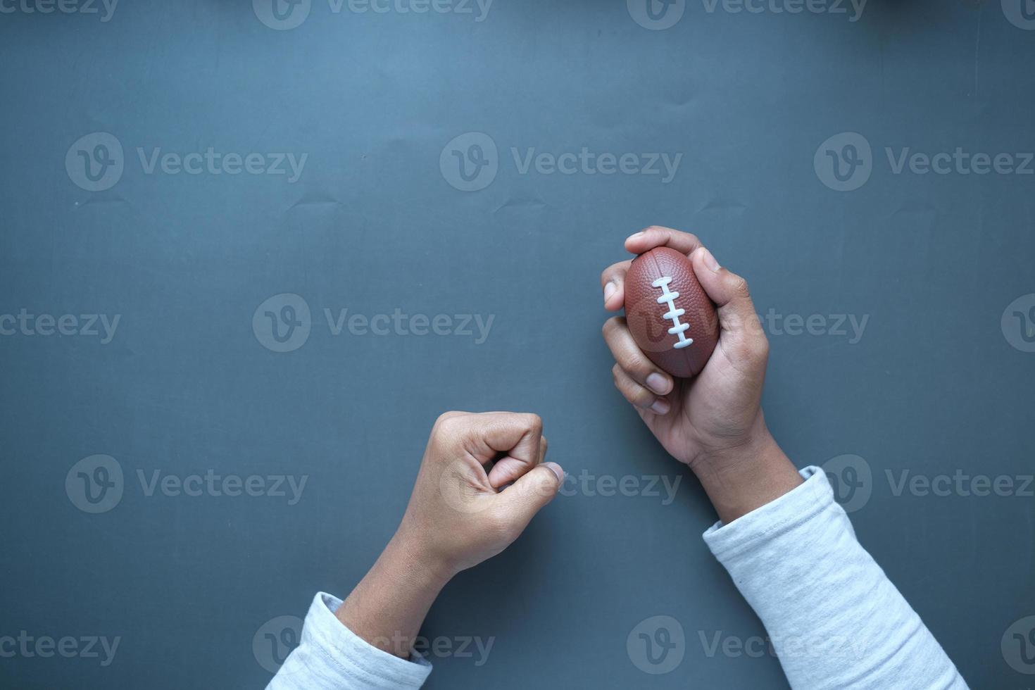 Hand and Finger Strengthening Exercises on Black Background photo