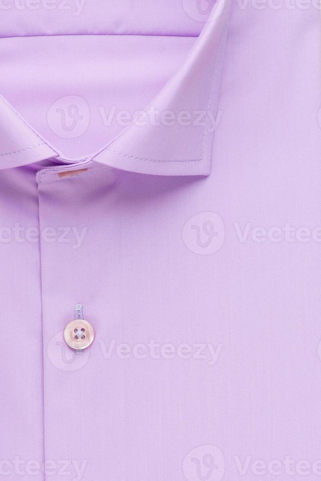 shirt, detailed closeup collar and button, top view photo