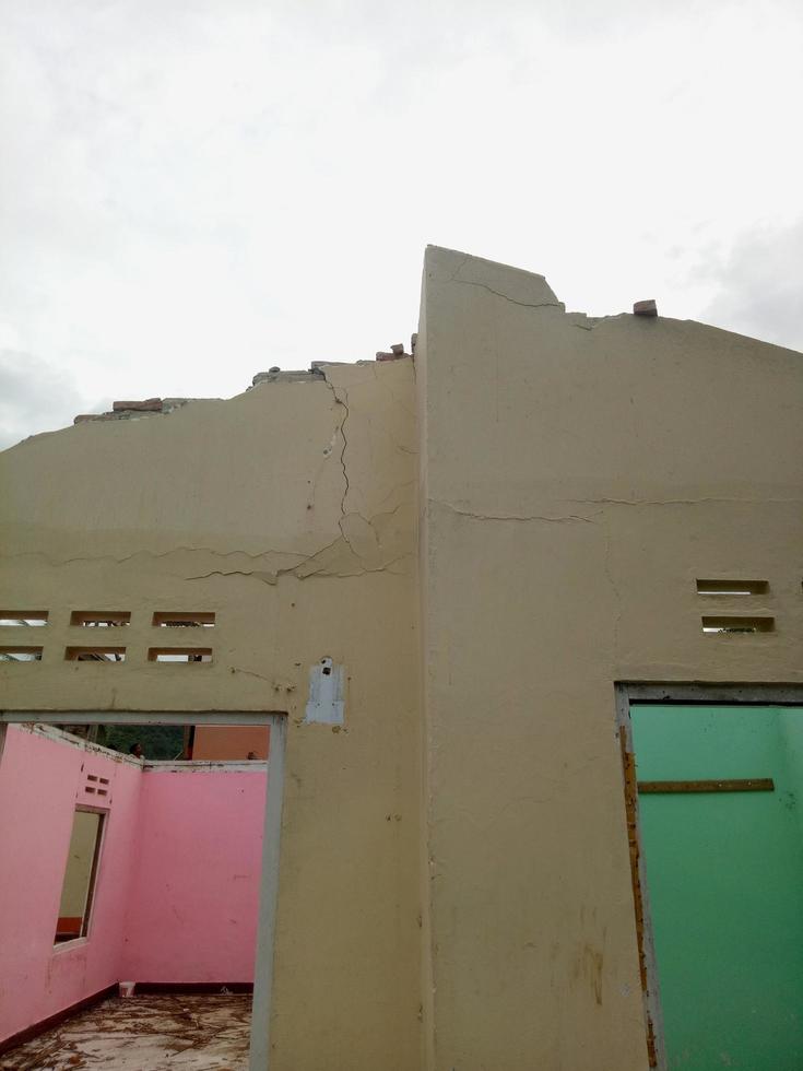 houses were torn down due to land disputes photo