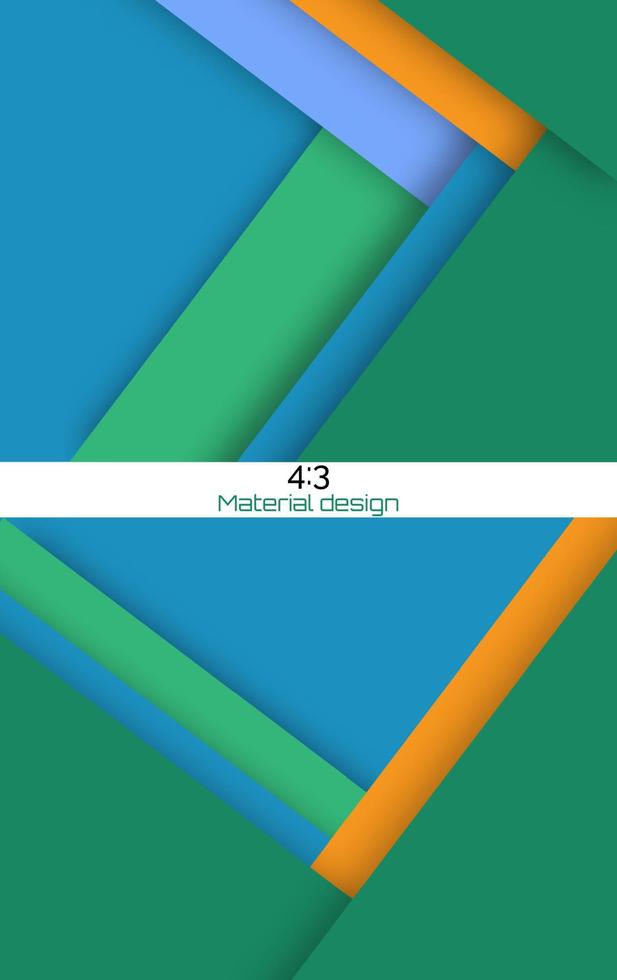 Unusual modern material design. vector