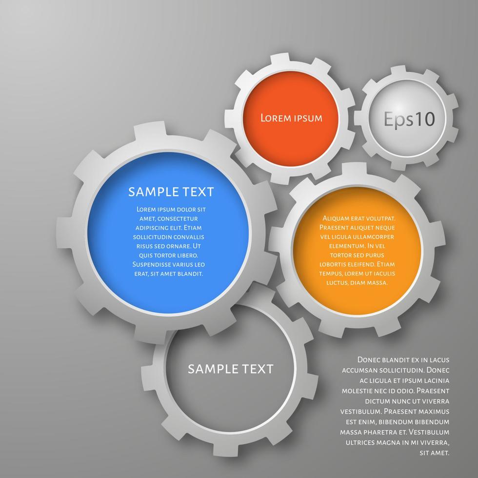 Infographic vector template