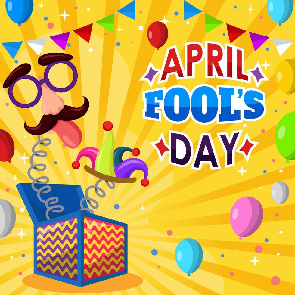 Happy April Fools Day vector