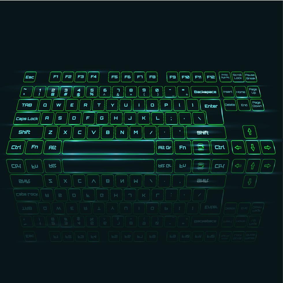 Virtual keyboard illustration 5472511 Vector Art at Vecteezy