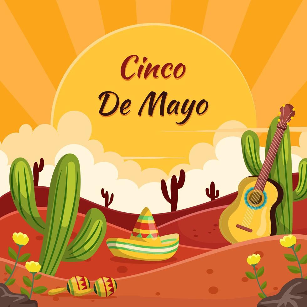 Cinco De Mayo Background vector