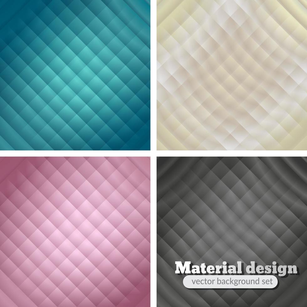 Set of 4 Colorful  backgrounds vector