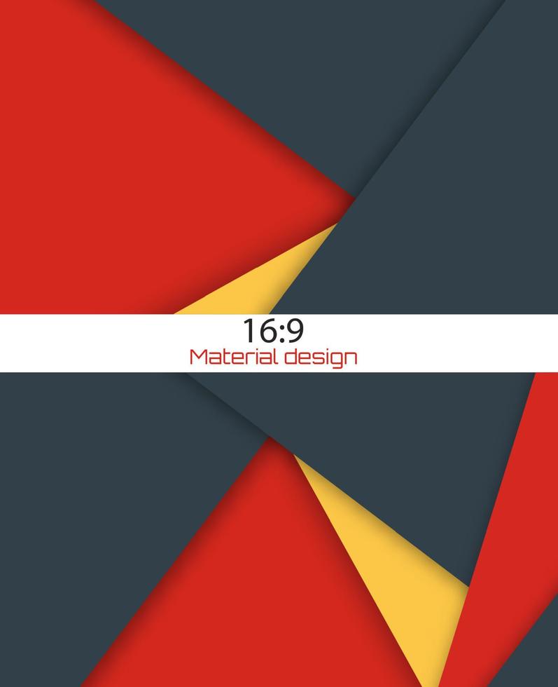 Unusual modern material design. vector