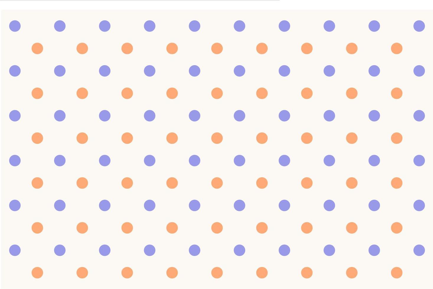 vector background pattern with purple and orange polka dots on a beige background, perfect for wall decoration or wallpaper