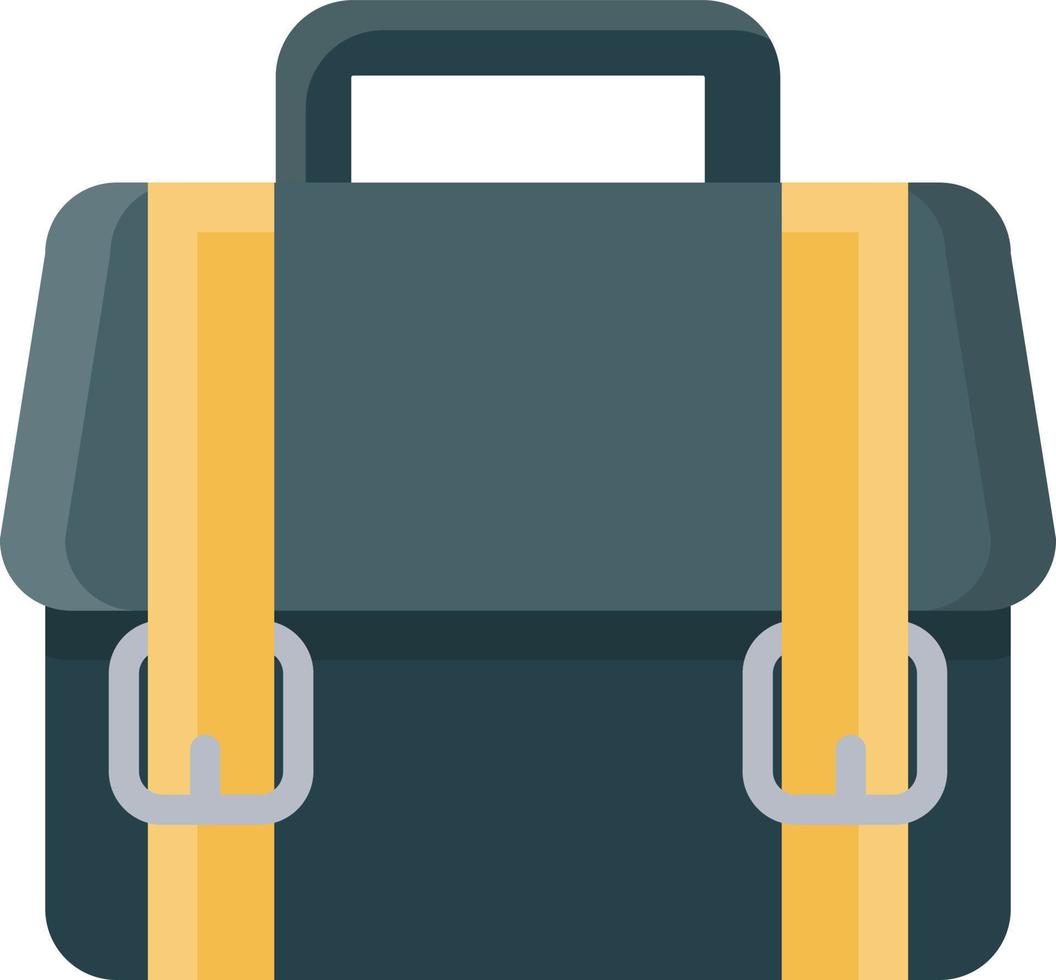 ilustración de vector de cartera sobre un fondo. símbolos de primera calidad. icono plano de línea vectorial para concepto o diseño gráfico.