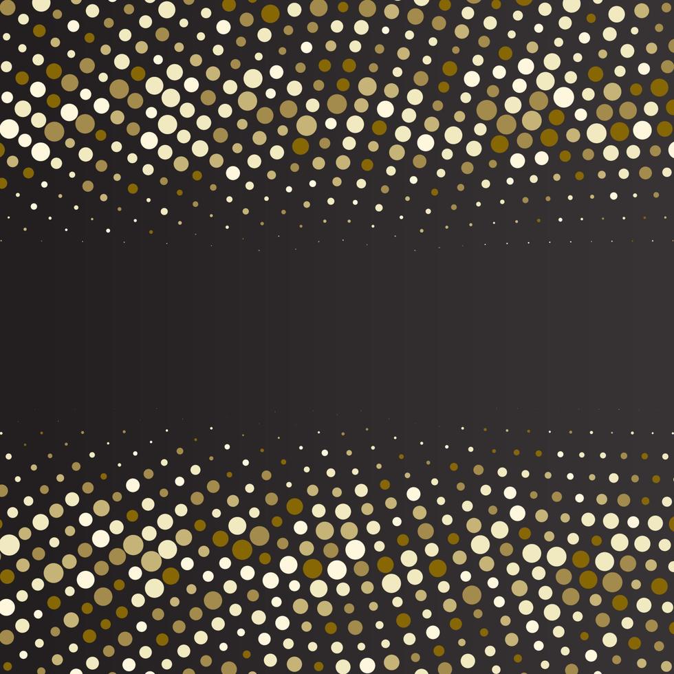 fondo de puntos de oro vectorial. vector