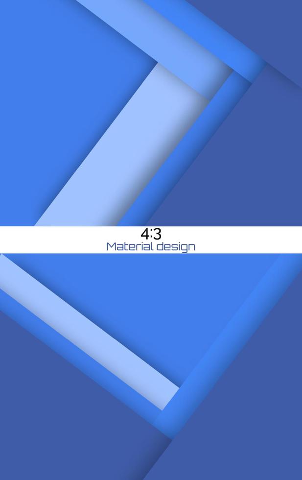 Unusual modern material design. vector