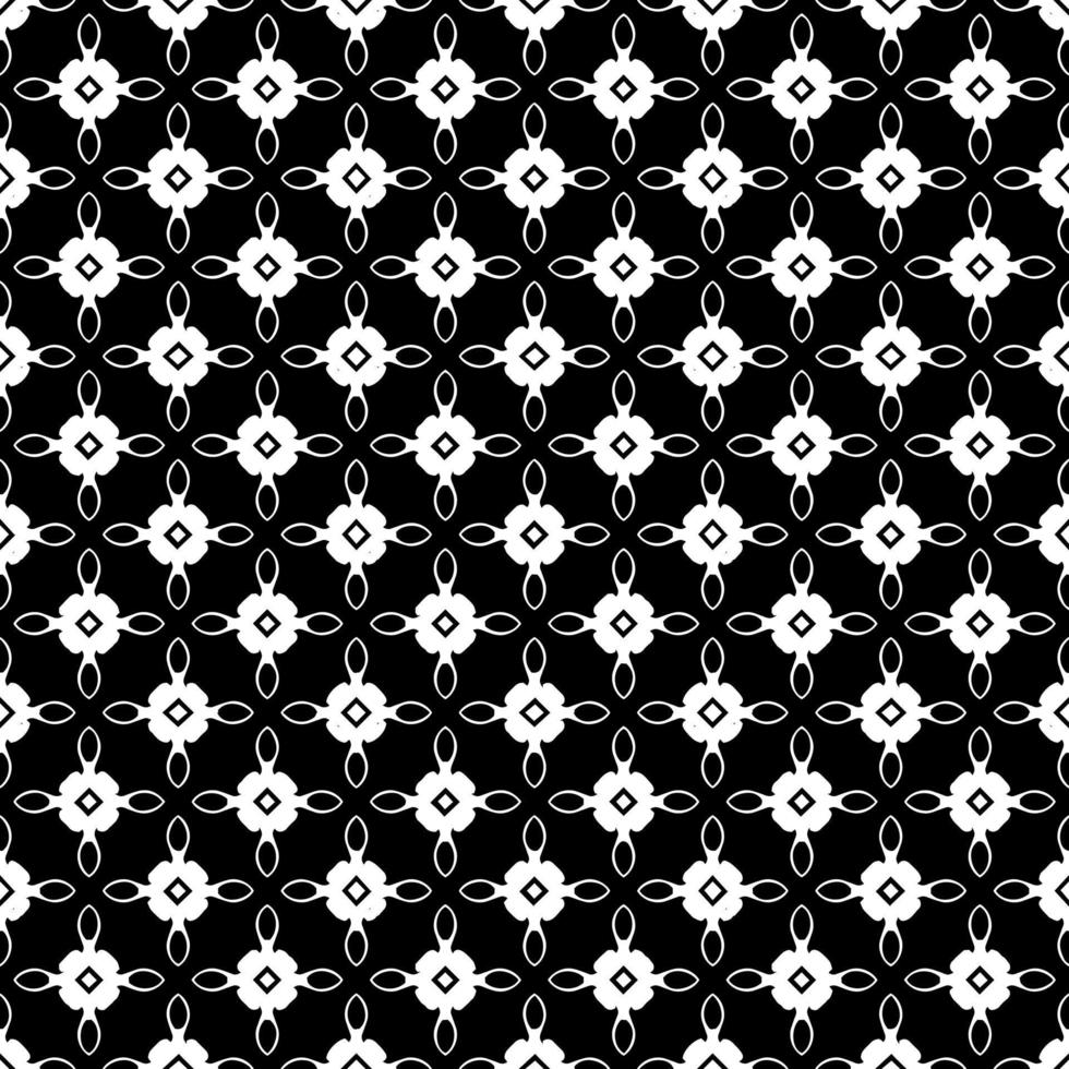 Black and white surface pattern texture. Bw ornamental graphic design. Mosaic ornaments. Pattern template. vector