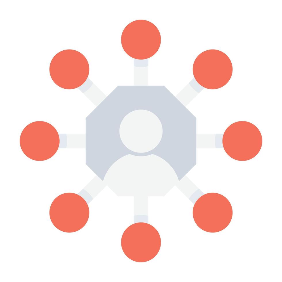 Social Network Concepts vector
