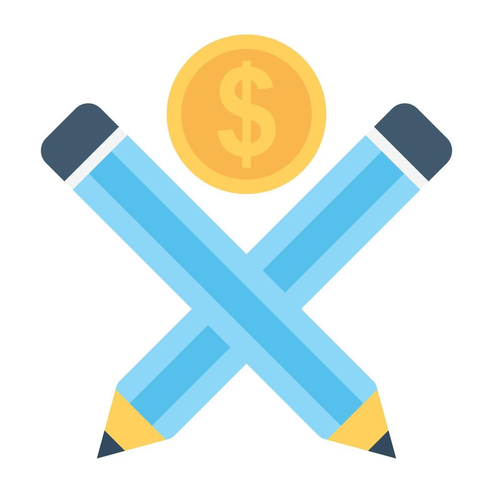 Trendy Pencils Concepts vector